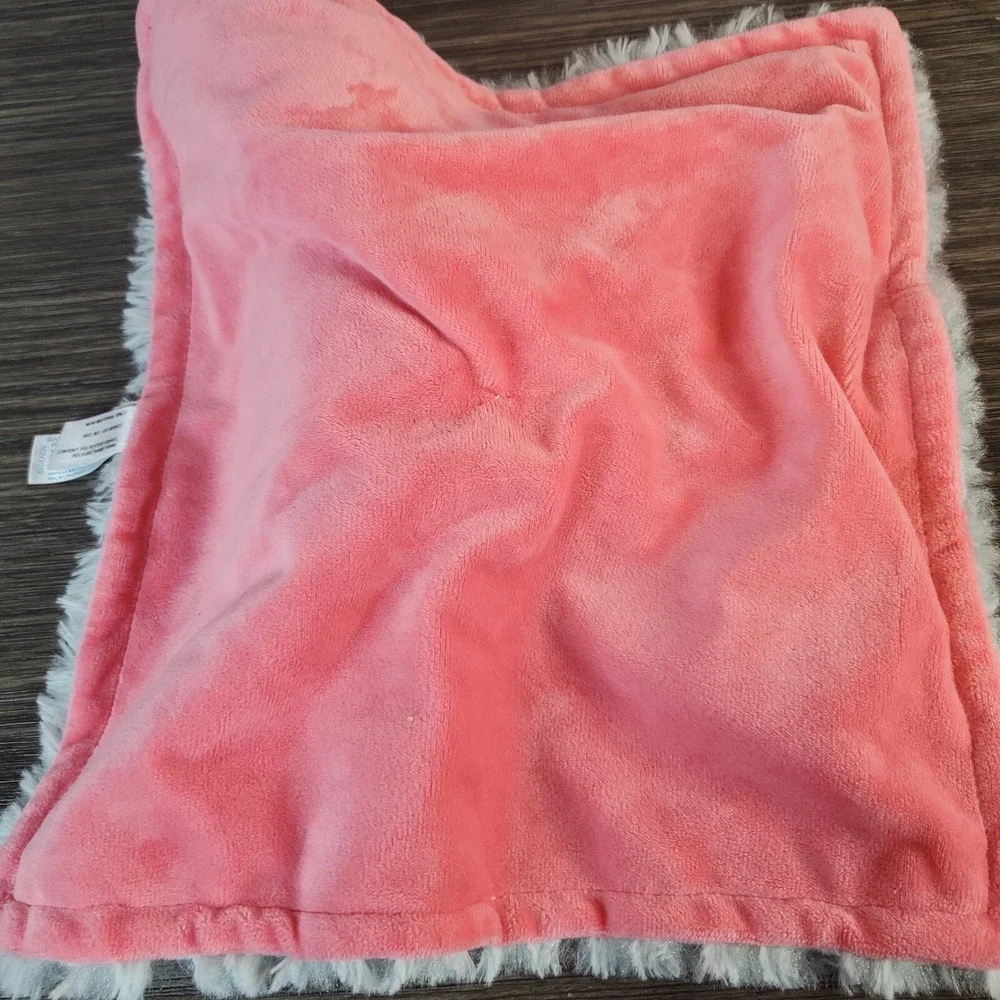 Aurora EBBA Baby Lovey Plush Blonde Doll Security Blanket Pink Blue Minky SOFT‎